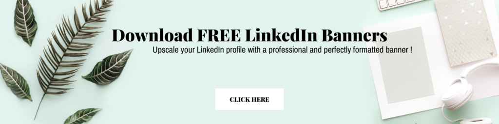 Download FREE LinkedIn Banners - In Blog Ad