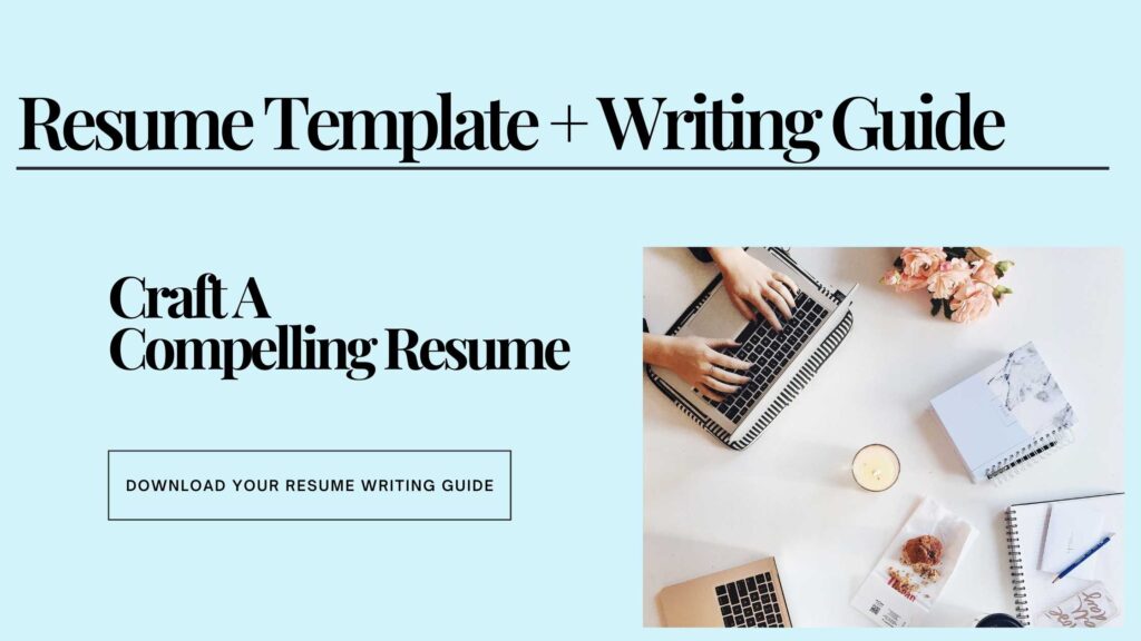 Blog Banner - Slider Resume Template and Writing Guide