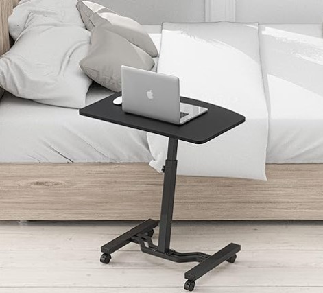 Rolling Desk Bedside Laptop Table | Tips to Set Up a Home Office for Maximum Productivity